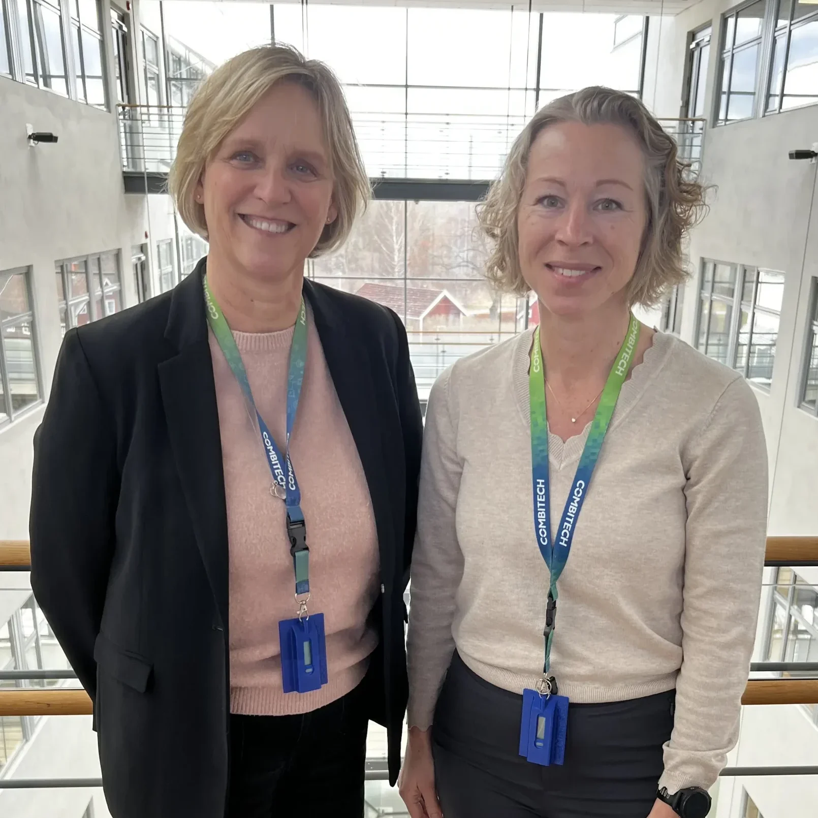 Stina Svensson Life Cycle manager Combitech och Annika Bylund Business unit manager Combitech